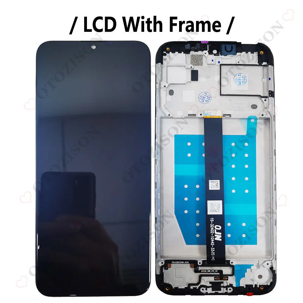 Kup Wyświetlacz LCD Z Ramką Do Wyświetlacza Motorola One Fusion XT2073-2 Ekran LCD Wymiana Zespołu Digitizer Wymiana Części LCD OneFusion