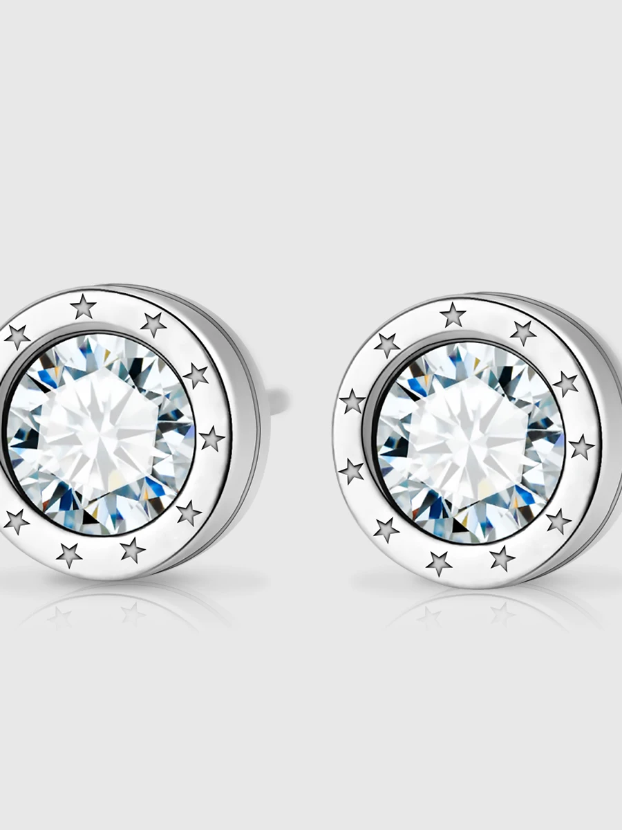 Качественные серебряные серьги OEM мужские аксессуары стерлинговое серебро 925