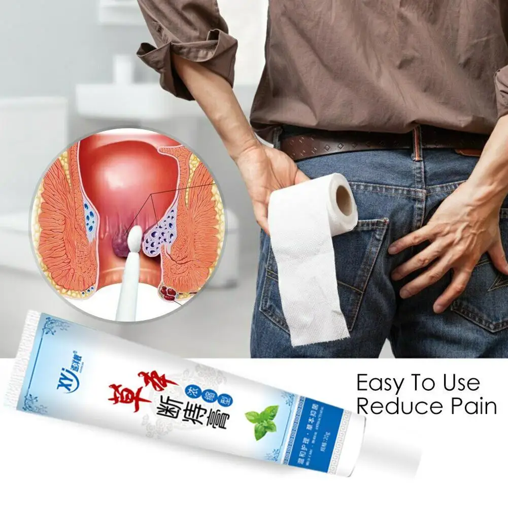 20 г травяная мазь от геморроя внутренняя и внешняя крем для анальной трещины