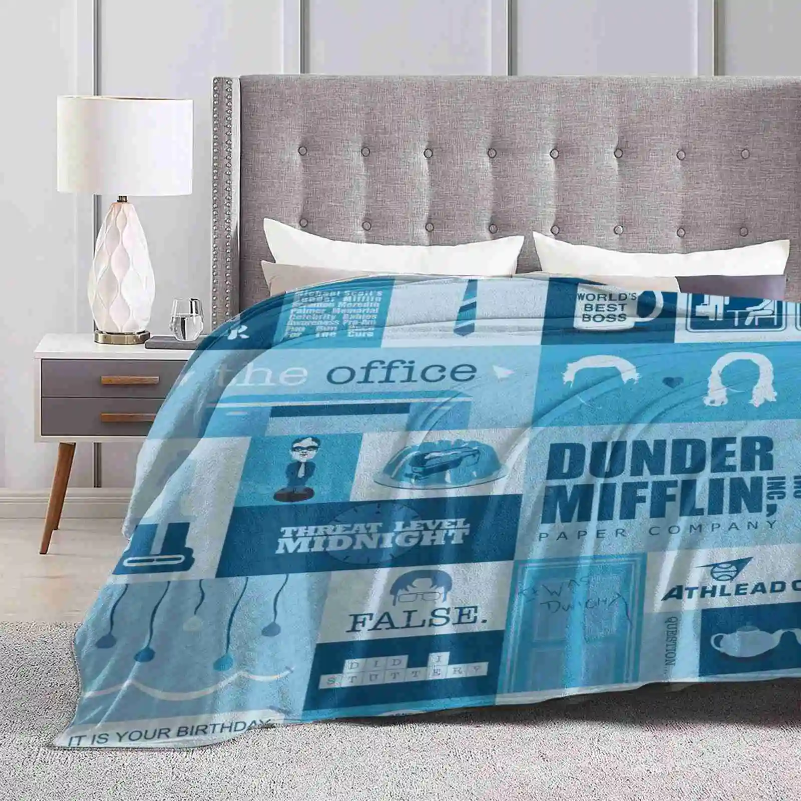 Офисное мягкое теплое одеяло Джим хэлперт пчелли Пэм ТВ шоу Веселая Милая Майкл