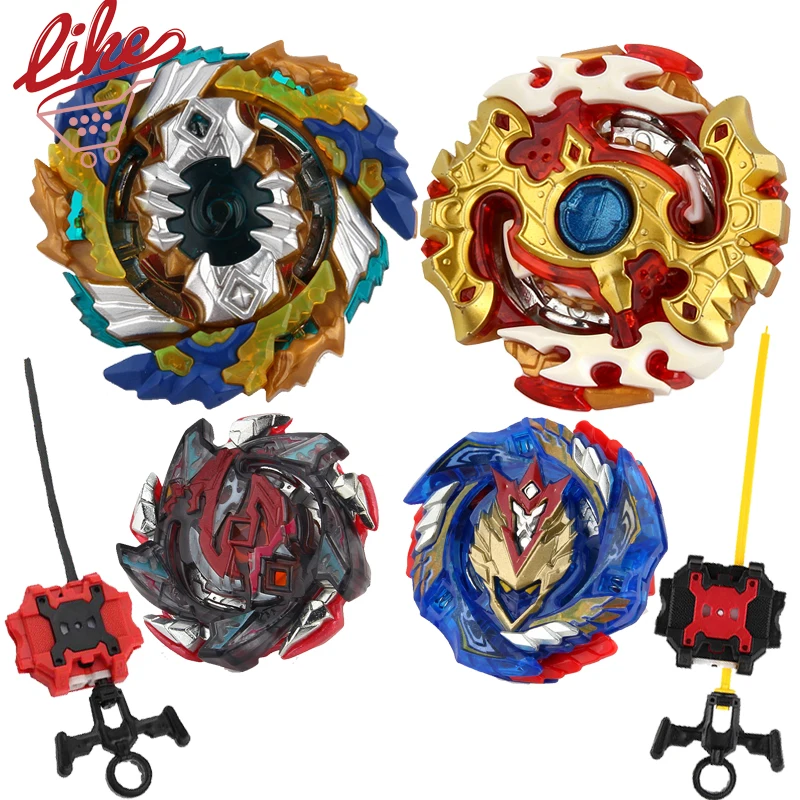 

Laike Spinning Top Battle Gyro Burst Metal Fusion Attack Set with 4D Launcher Grip Children Toys B122 B100 B113 B127