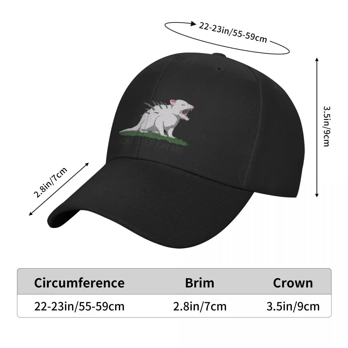 HEDON Praak Dont Step on Me Бейсболка Модная пляжная косплей Женская мужская кепка