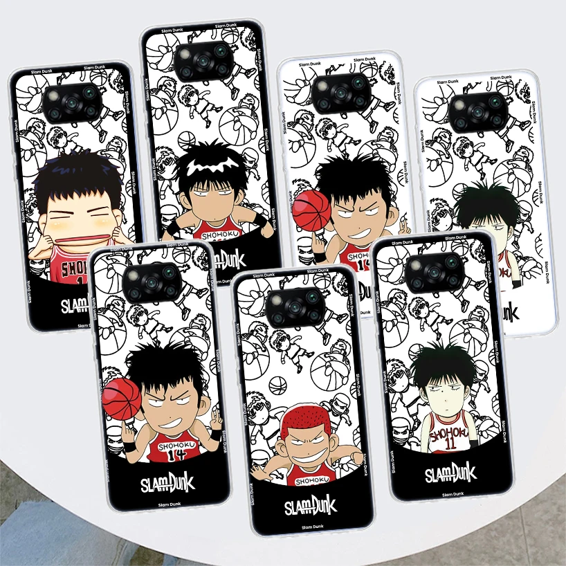 Чехол для телефона с аниме Slamdunk Slam Dunk для Xiaomi Mi 11 Lite 11i 12X 12 9 8 12T 11T 10T 9T Pro 10 5X 6X
