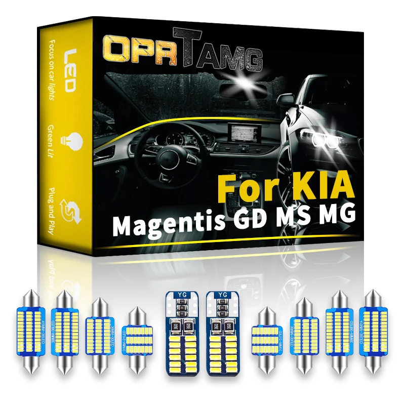 

OPRTAMG Canbus для KIA Magentis GD MS MG 2005 2006 2007 2008-2022 автомобильный клиновидный парковочный фонарь Боковая дверь лампа приборная светильник Па