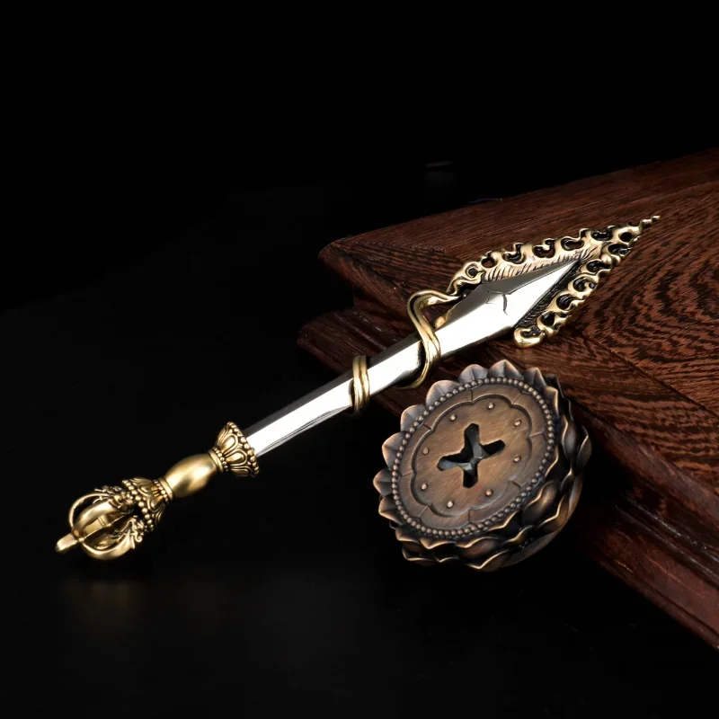 Латунный меч манджури мудрости украшение тибетский домашний поклонение
