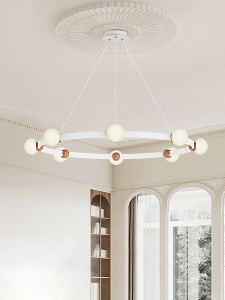 Стеклянная декоративная люстра для гостиной столовой коридора