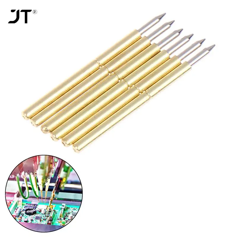 

100 шт., диам. 1,02 мм, Длина 15,85 мм, пружинный тестовый зонд, Pogo Pin Tool