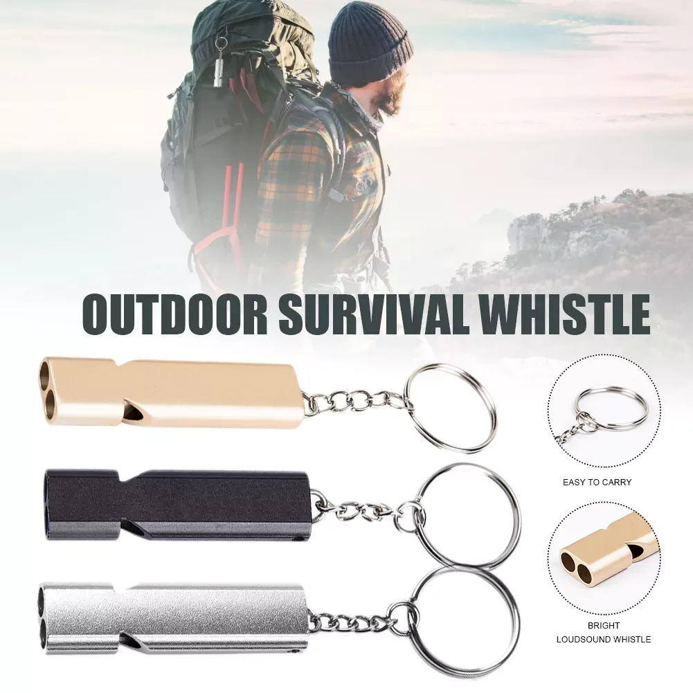 

Pcs Emergency Whistles Super Loud Lifeguard Safety Survival Whistle with Keychain for Outdoor Camping Hiking Boating Fishing