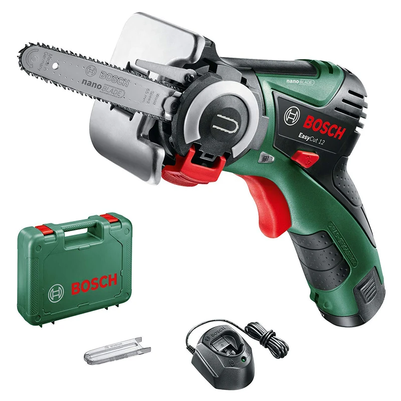 Bosch EasyCut 12 Cordless Nano Blade Saw 12 V Lithium-Ion Battery Small Portable Chainsaw Home DIY Compact Handy Electric Saw