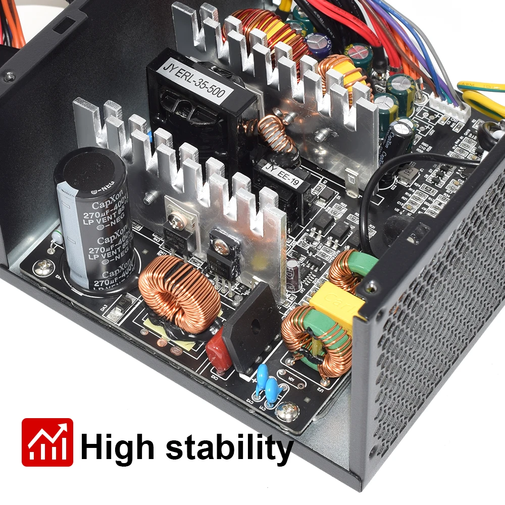 Julongfengbao Atx Игровой Блок Питания Для Пк 110 В-220 В Золотой Сертифицированный 500 Вт 600 800