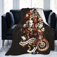 sons of anarchy throw blanket ultra soft micro fleece blanket warm lightweight bed chair couch black travel blanket
