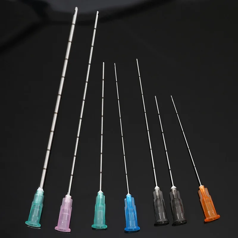 50 шт./кор. одноразовая канюля с тупым кончиком 21 г 22 23 25 27 18 30 мм 70 тупые иглы для