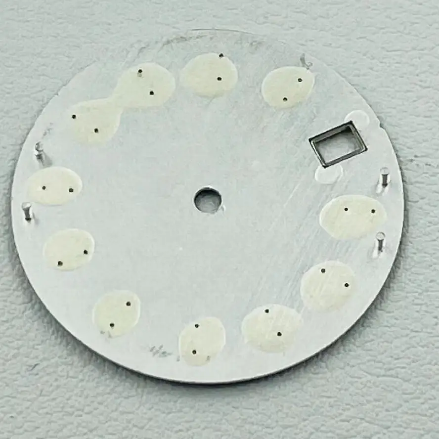 Meteorite pattern dial with C3 green luminous for SKX007 abalone diver watch modification parts NH35/36/7S/4R movement case Date