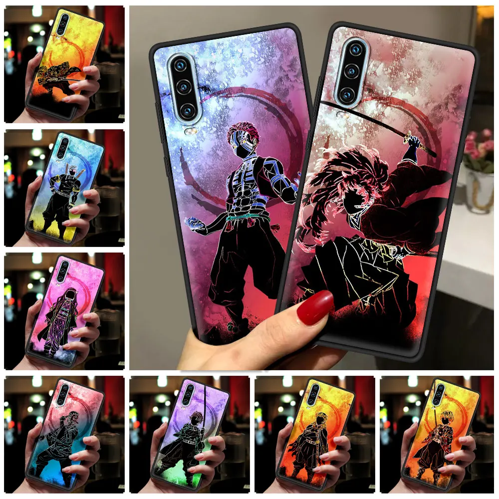 

Demon Slayer Kimetsu Anime Case For Huawei P50 P40 P30 Lite E P20 Pro Y9 Y7 Y6 2019 P Smart 2021 Z Y6p Y7a Y9s Phone Cover Coque