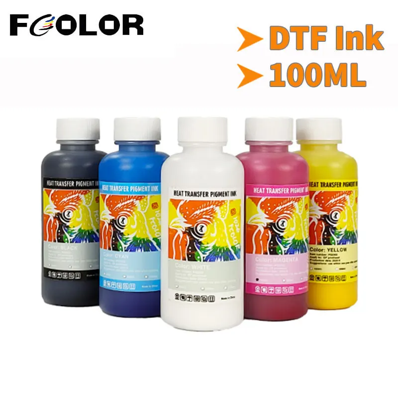 

Fcolor 100ML PG2003 DTF Ink Direct to Heat Transfer Film For Epson I3200 XP600 L1800 1390 DX5 Desktop & Large Format DTF Printer