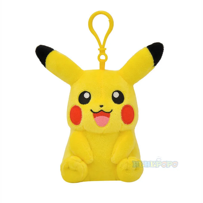 

Wholesale 6pcs Pikachu Plush Keychains Pokemon Plush Keyring Toy Pendant Doll Anime Pikachu Dolls