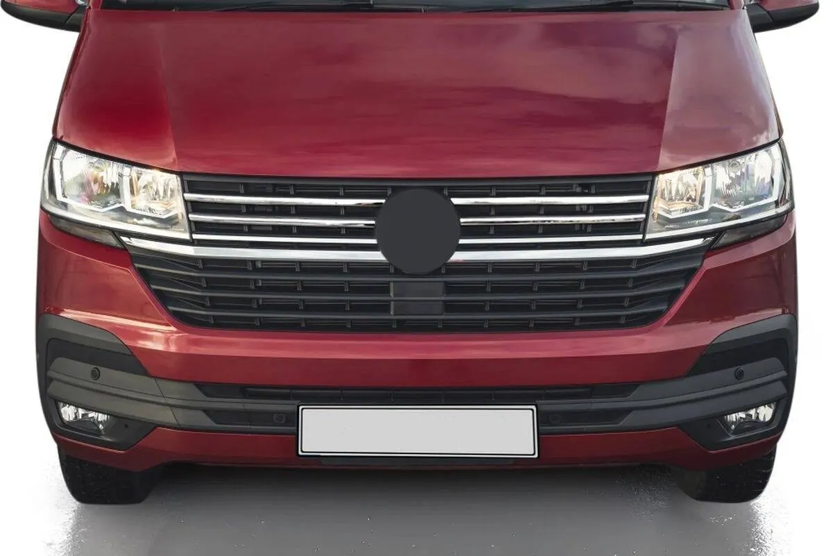 

Volkswagen T6.1 2019- Chrome Front Grille Trim Cover Stainless Steel 4 Pcs WN Inox WN-0233