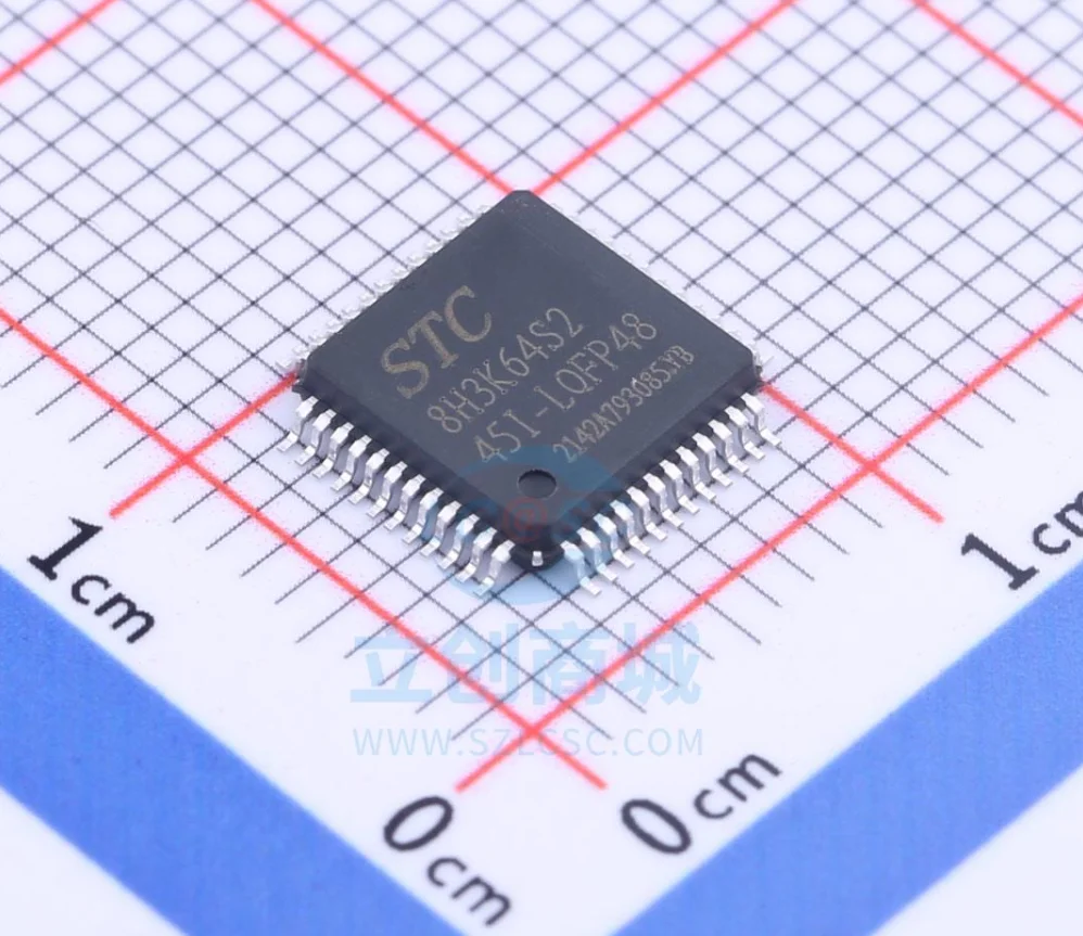 

STC8H3K64S2-45I-LQFP48 Package LQFP-48 New Original Genuine Microcontroller (MCU/MPU/SOC) IC Chip