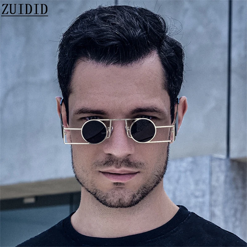 

Retro Small Frame Steampunk Sunglasses For Men Vintage Fashion Glasses Punk Shades Gafas De Sol Hombre Lunette De Soleil Homme