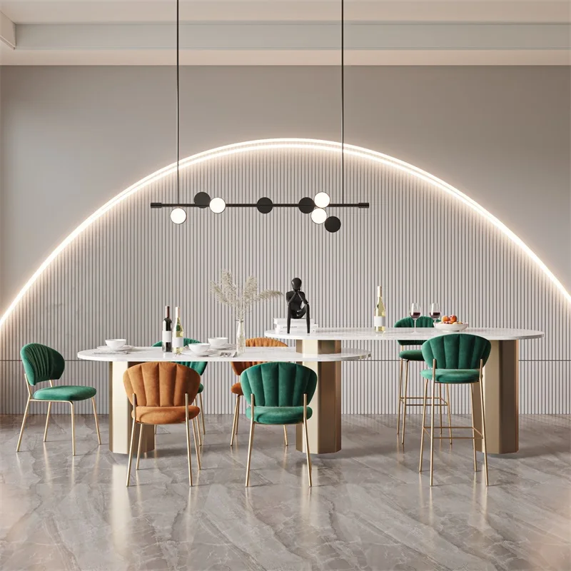 Современные скандинавские обеденные стулья Комод для салона Одиночные