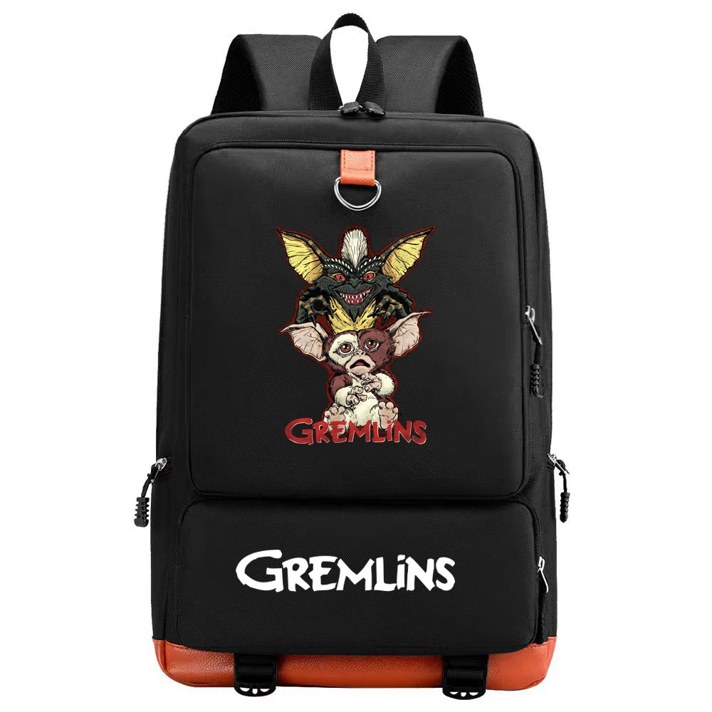 

Забавный рюкзак Gremlins с графическим принтом и USB-зарядкой, школьные ранцы для мужчин и женщин, дорожная сумка для ноутбука