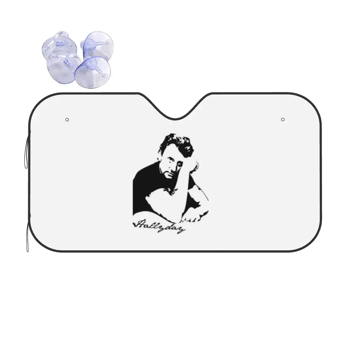 Джонни Холлидей Рок-Звезда Солнцезащитный козырек Ветровое стекло Французская