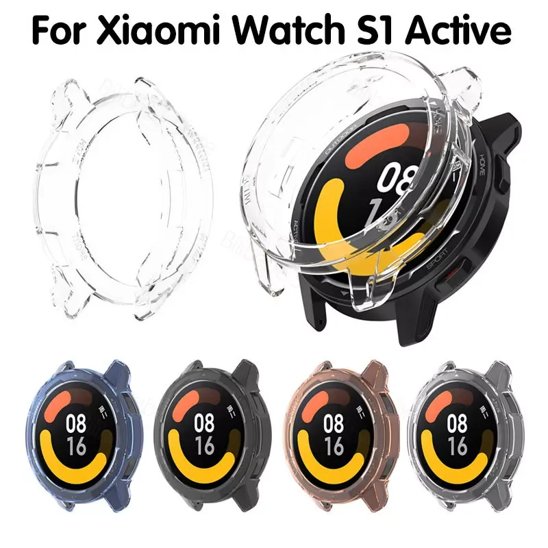 

Screen Protector Case Shell Frame For Xiaomi Mi Watch S1 Active Smart Watch Protective Bumper Cover For Mi watch s1 active Case