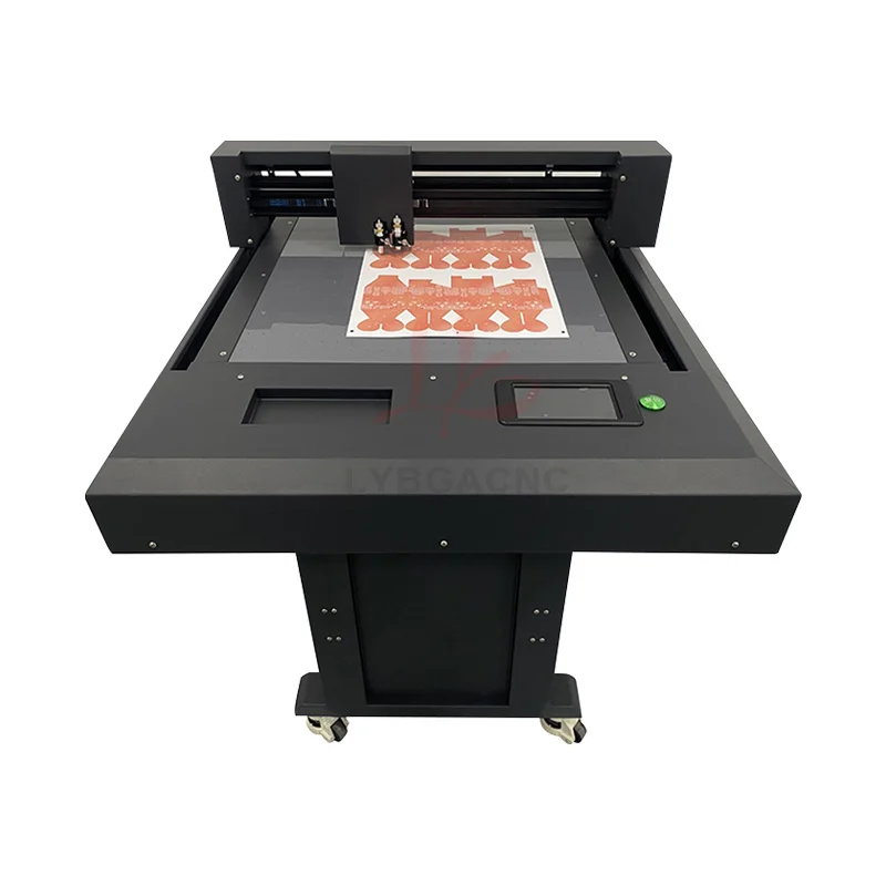 Автоматический D6040 D6090 с двойной ножевой головкой кромковый патруль высечка