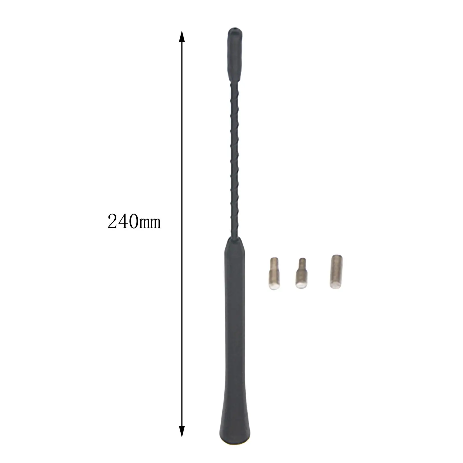 

9" Universal Car Radio Antenna Anti Noise with Screws Roof Mast Long Style Replaces Spare Parts Premium High Performance