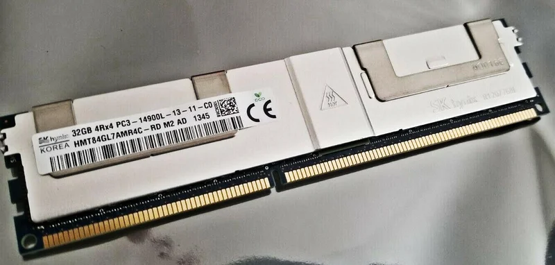 

Оперативная память 32GB 4RX4 PC3-14900L Серверный модуль памяти