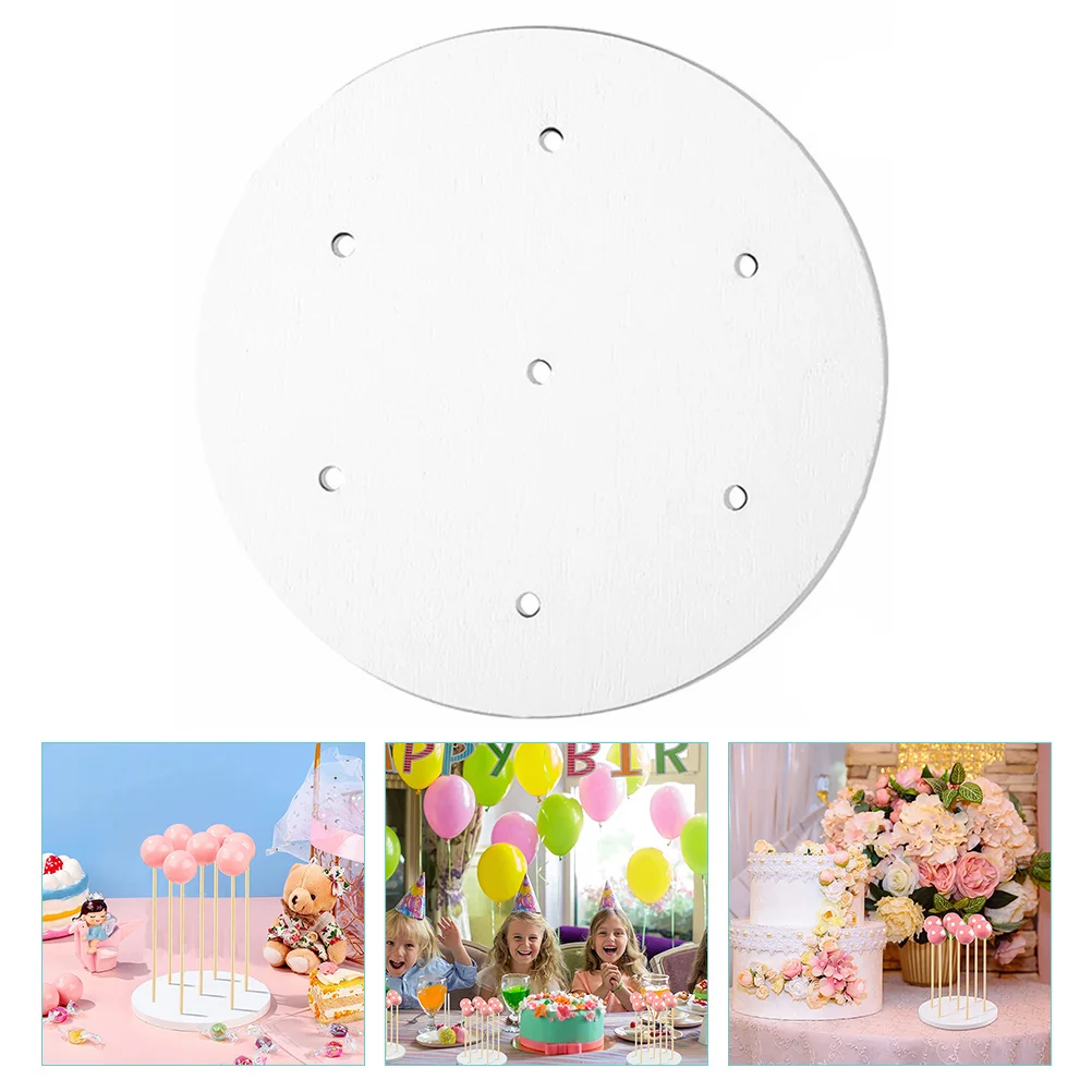

4 Pcs Candy Display Rack Decorative Lollipop Holder Acrylic Stand Cake Pops Round