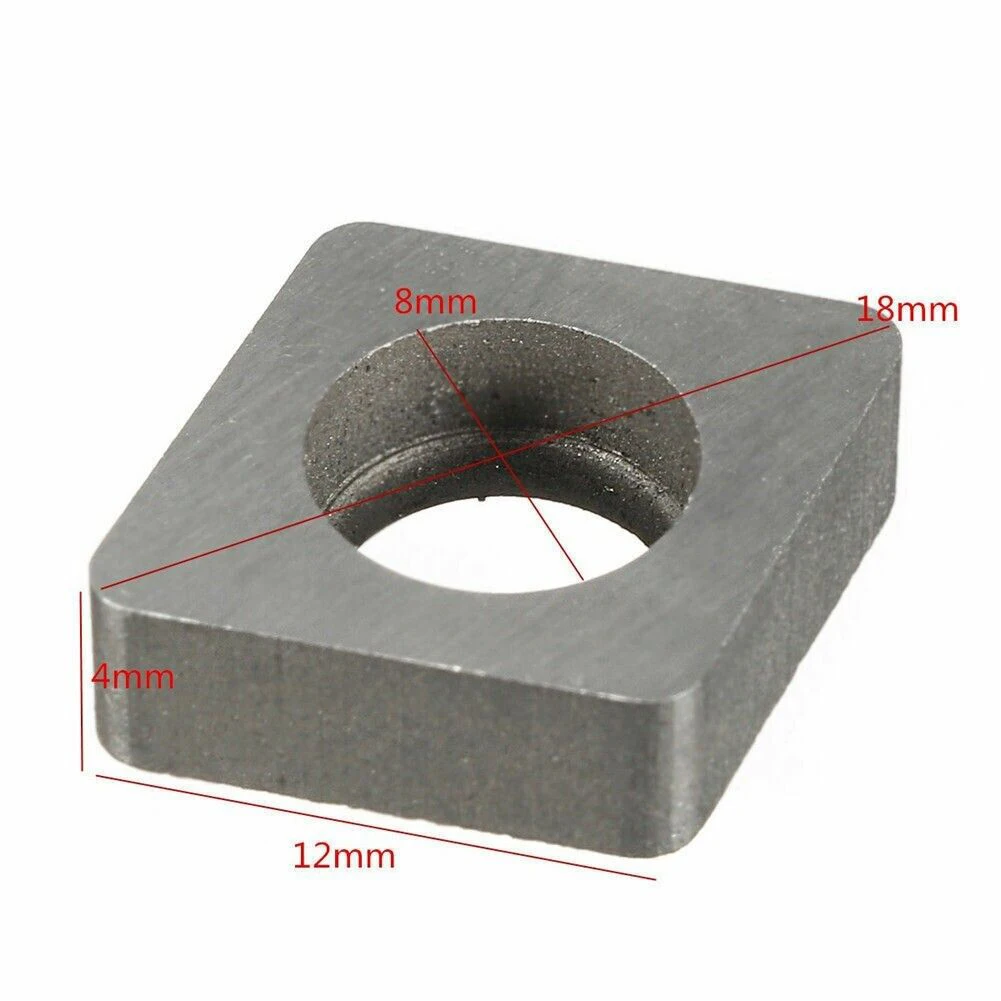 

10 Pcs SC1204 Carbide Insert Shim Seats Spacers Holder For CNMG CNMM 120408/04/12 Holder Tool GT Metalworking Turning Tools