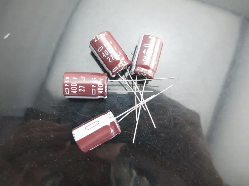 

20pcs NCC Nippon Chemi-Con PAG 27mfd 400v 27uf electrolytic Capacitor 105C