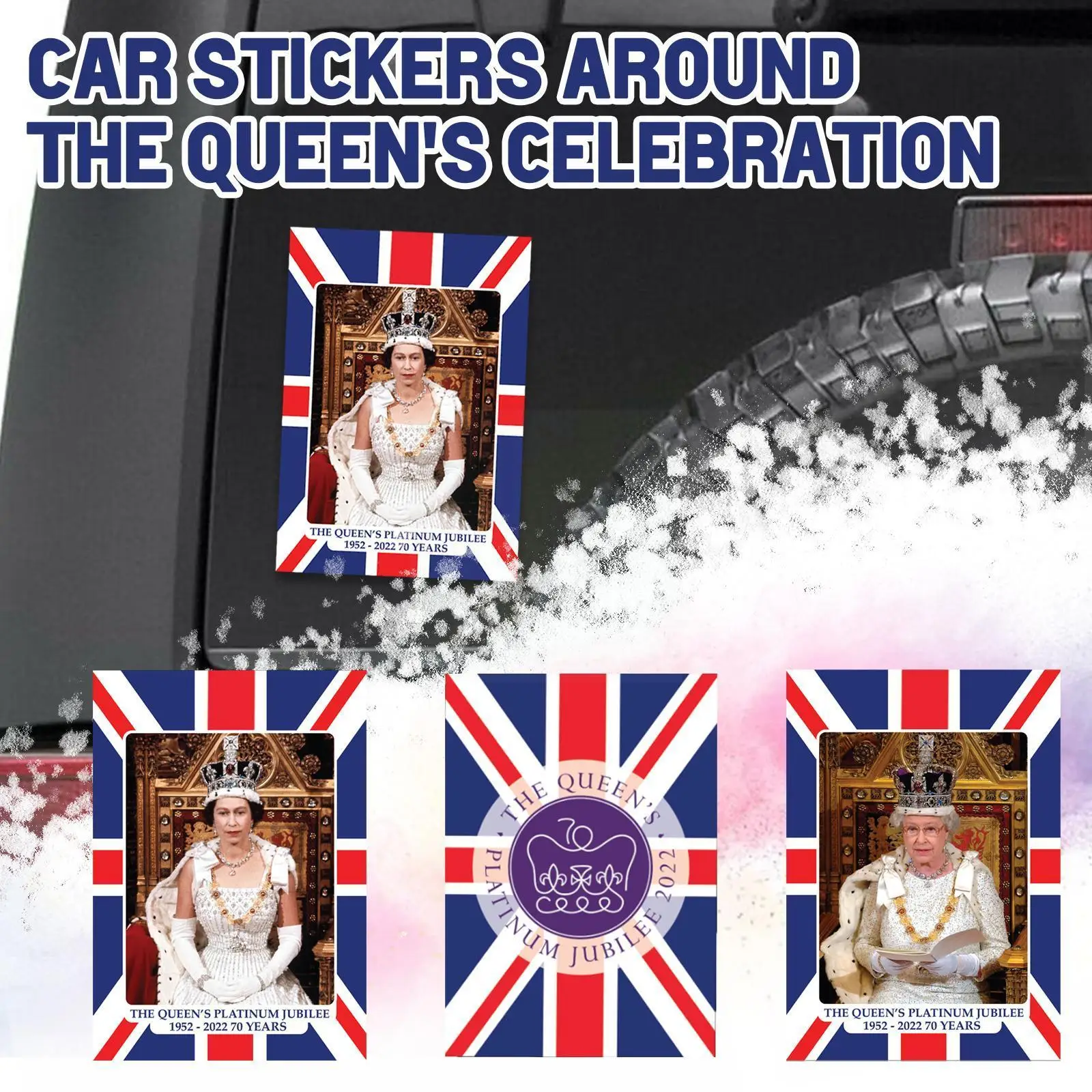 

Подвесной автомобиль на тему 70-летия, королева Елизавета, Лондонский автобус, празднование, подвеска G4K0, периферийная королева T6M6