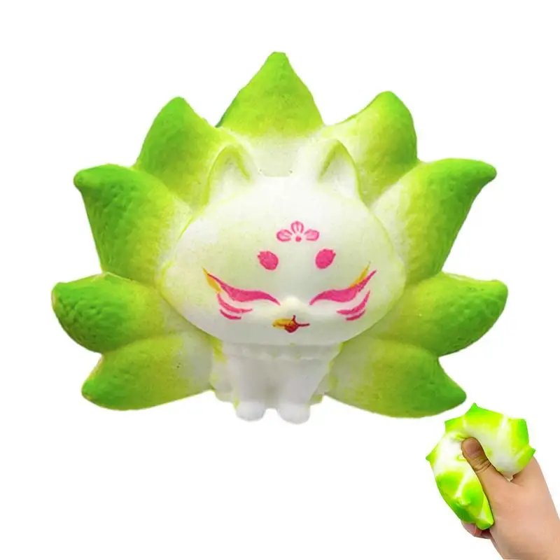 

Toy Cute Nine Tail Animal Antistress Squeeze Mochi Rising Toys Abreact Soft Stress Relief Toys Funny Gifts