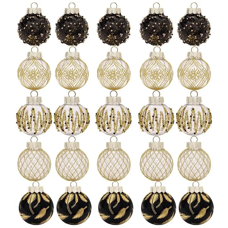 

Рождественские елочные шары, блестящие Рождественские шары, украшения, ударопрочные ПВХ 2,36 дюйма/6 см, декоративные рождественские шары, че...