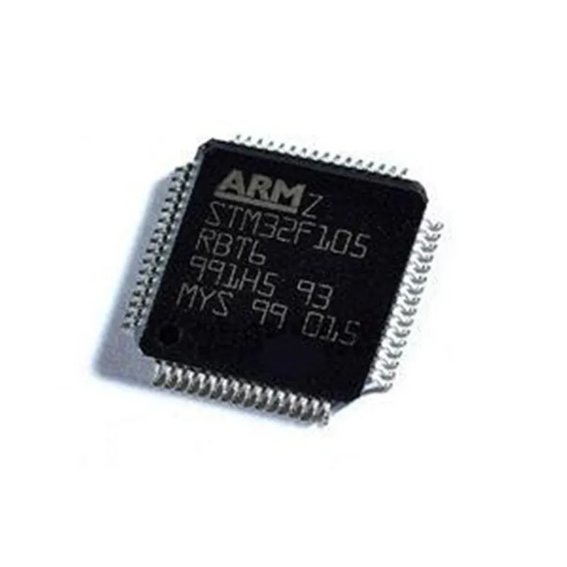 5PCS STM32F105RBT6  LQFP64 Microcontroller chip