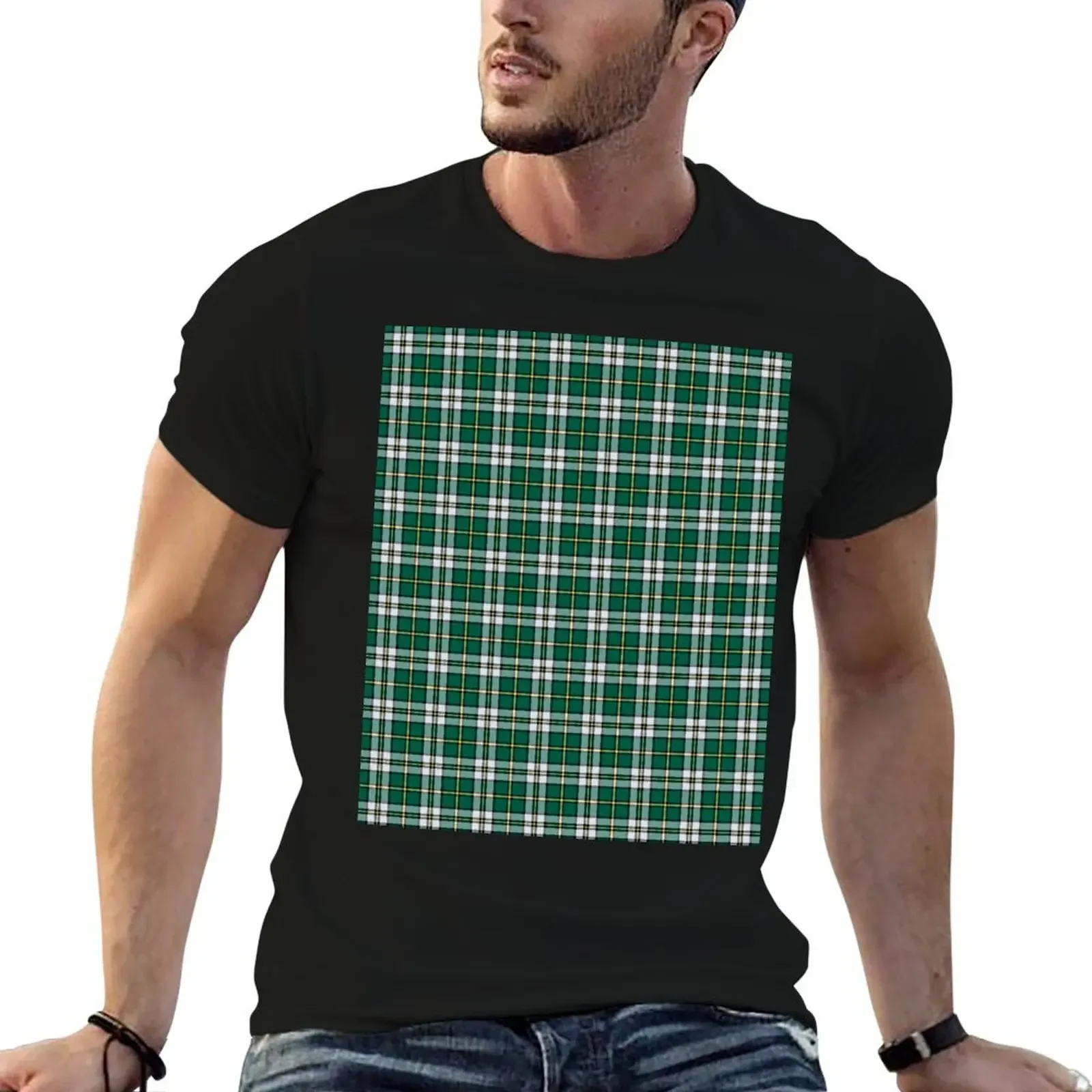 Футболка Cape Breton Canada Tartan мужская футболка футболки с рисунком простые мужские