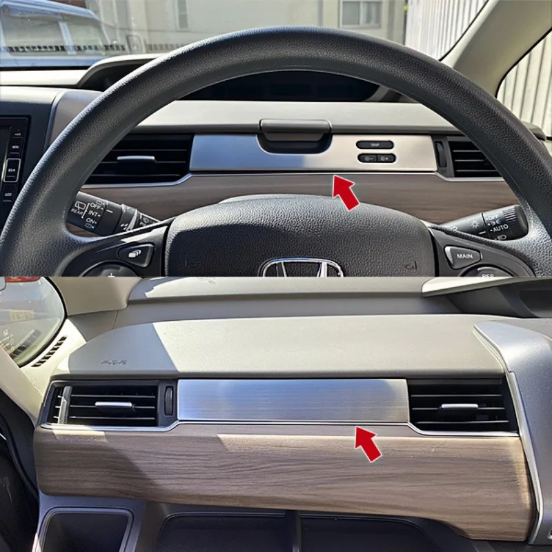 

2 шт., хромированная отделка кондиционера, вентиляционное отверстие SUS304, автомобильные аксессуары для интерьера для Honda Freed GB5 GB6 GB7 GB8 2016