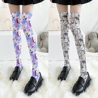 japanese sweet ladies stockings two dimensional anime sexy summer over the knee stockings high quality cosplay girl socks