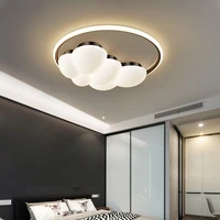 110v 220v round acrylic led chandelier lights for living room bedroom luminaire modern led ceiling chandelier lighting for kids