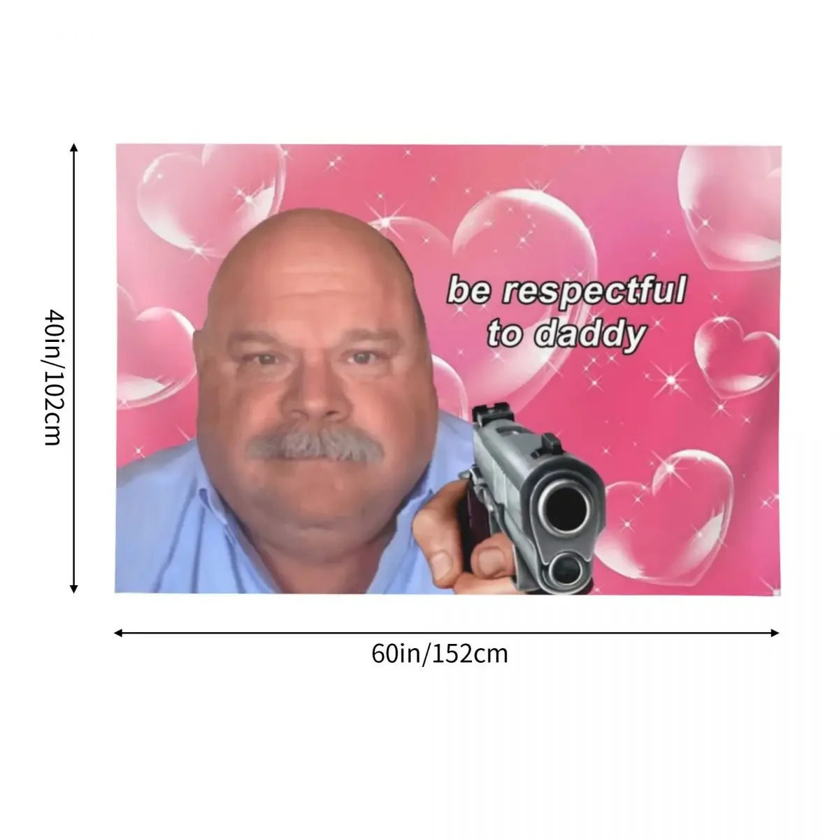 Гобелен Daddy Winkle Bertram Be Respectful to Wow