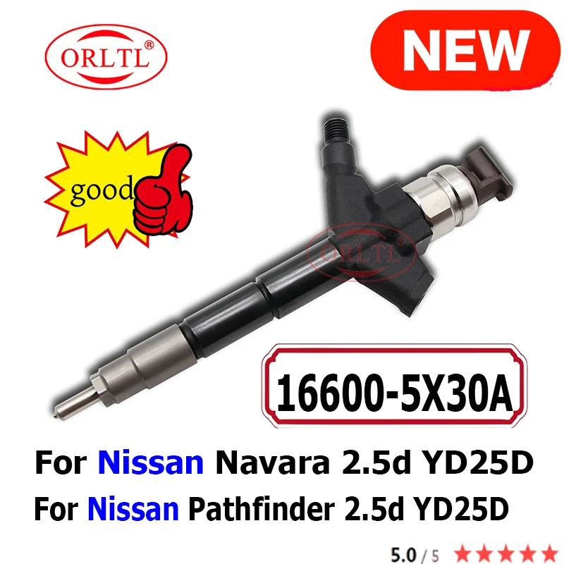 Форсунка общей топливной системы 16600-5X30A насадка 16600 5X30A для Denso Nissan NAVARA NP300 Pathfinder