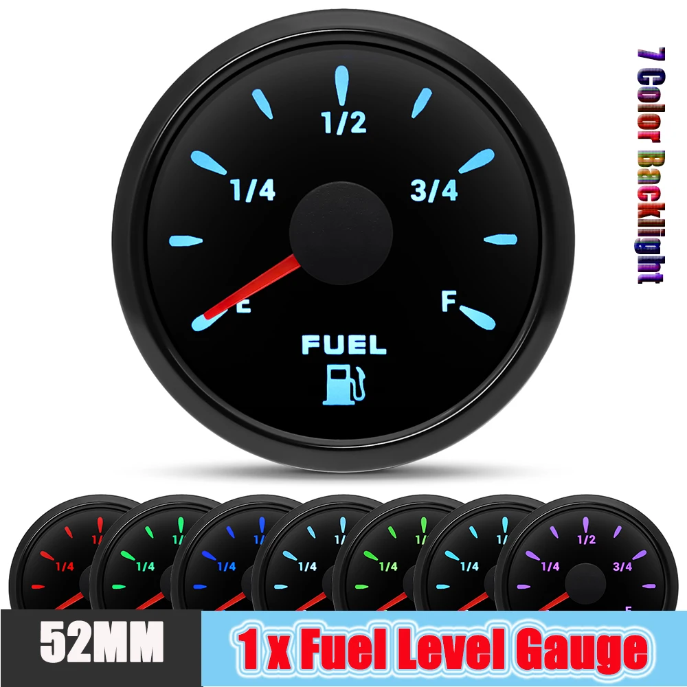 

Индивидуальный автомобильный поплавковый датчик топлива 0-190 Ом с датчиком уровня топлива, 52 мм, индикатор масляного бака для лодки, яхты, 12 В, 24 В, водонепроницаемый