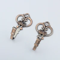 one pair small hook wall zinc alloy crown shape for bandages strap tieback hanging ball curtain accessories 087d