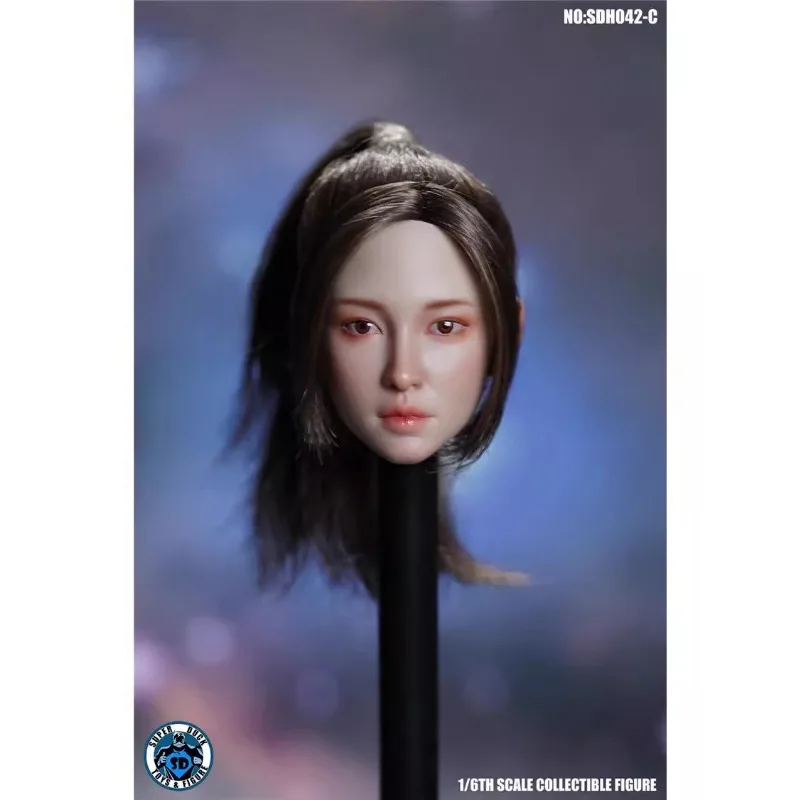 Супер утка 1/6 фигурка голова Лепка модель SDH042 азиатская Красота женская резьба