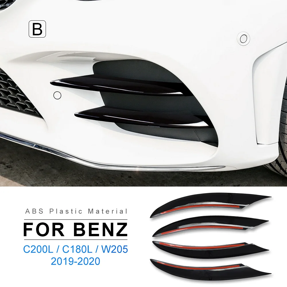 

Крышка противотуманной фары ABS для Mercedes Benz C Class W205 C160 C180 C200 C220 C250 C300 C350 C400 C450 2019 2020 2021, аксессуары для бампера