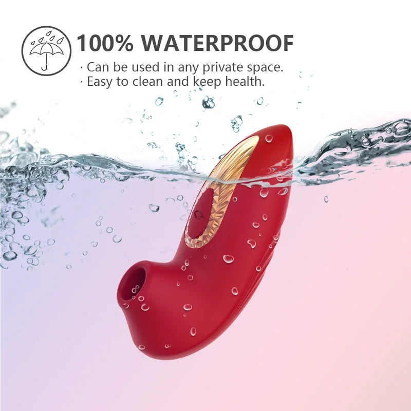 Мощный вибратор на присоске Стимулятор клитора вакуумный массажер секс-игрушка