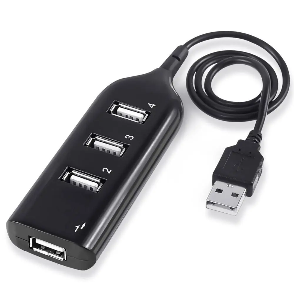 

High Speed Usb Hub, 4 Port Splitter, Usb Adapter Mini Hub Socket, For Pc Laptop Notebook Computer Windows for Accessories