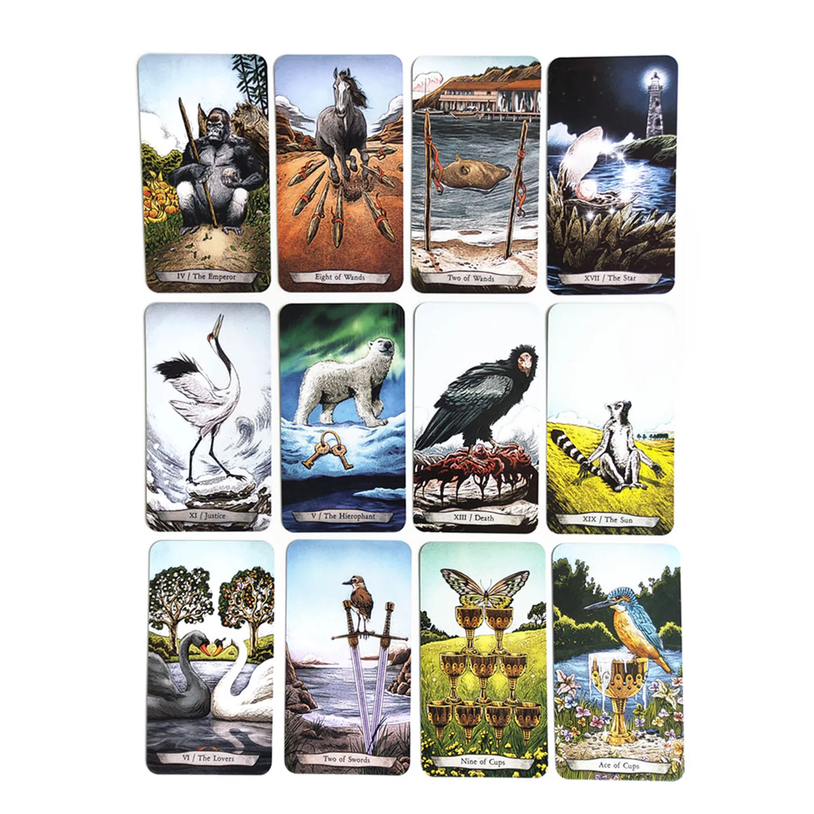 

Полностью английские карты Таро, полные английские карточки, изысканная колода и руководство, полные английские карточки